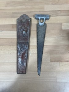 KNAPP SPORT SAW HUNTING KIT BONE SAW w SHEATH Nice Sharp - Nice!
