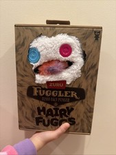 Zuru Fugglers Hairy Fuggs Oogah Boogah Rainbow Tongue 9 Inch Plush Toy