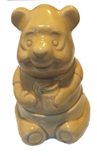 Winnie the Pooh Ceramic Retro Honey Pot & Plastic Honey Container - Good