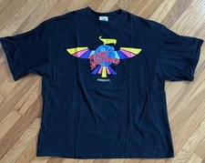 Vintage 90s Planet Hollywood PHOENIX T-Shirt NWOT XXL Black RARE Single Stitch