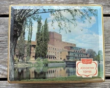 Vintage Edward Sharp&Sons~Sharps Asst Toffee Hinged Tin Maidstone, Kent UK. 50’s