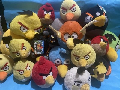 RARE Angry Birds plush Lot Big With Many Brands, Commonwealth, Linxin And More
