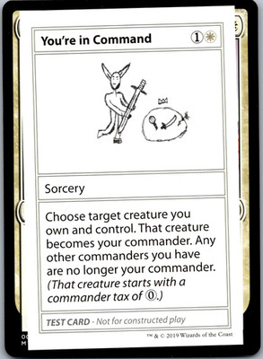 You're In Command (No PW Symbol) Mystery Booster: Convention Edition NM Normal