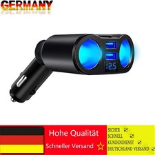 2 Fach Verteiler Kfz Auto for 12V/24V Zigarettenanz�nder Doppelsteckdose Adapter