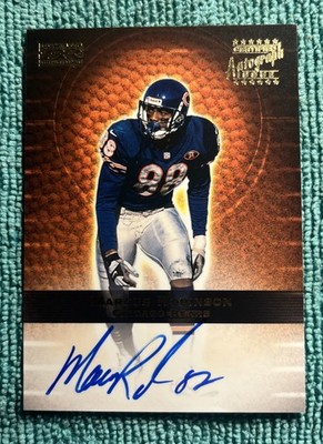 2000 Bowman Reserve Football MARCUS ROBINSON Autograph Card #SC3257 *NICE CARD*
