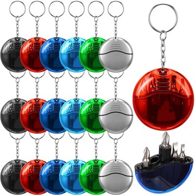 18 Pcs Multi Screwdriver Keychain Tool Set - Portable Gifts for Men, Dad, Husban