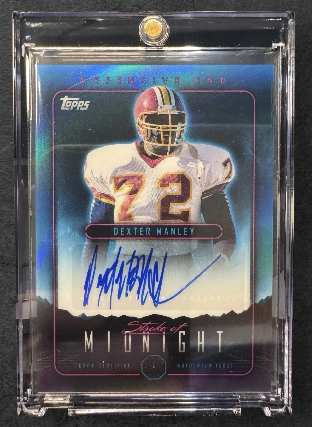 2024 Topps Midnight - Stroke of Midnight Autographs Dexter Manley #SMA-DM (AU)