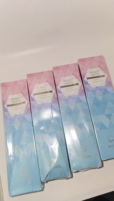 4 pk HUNMUI Nicotinamide Dazzle Toothpaste Bright White Whitening 100g Exp 02/28