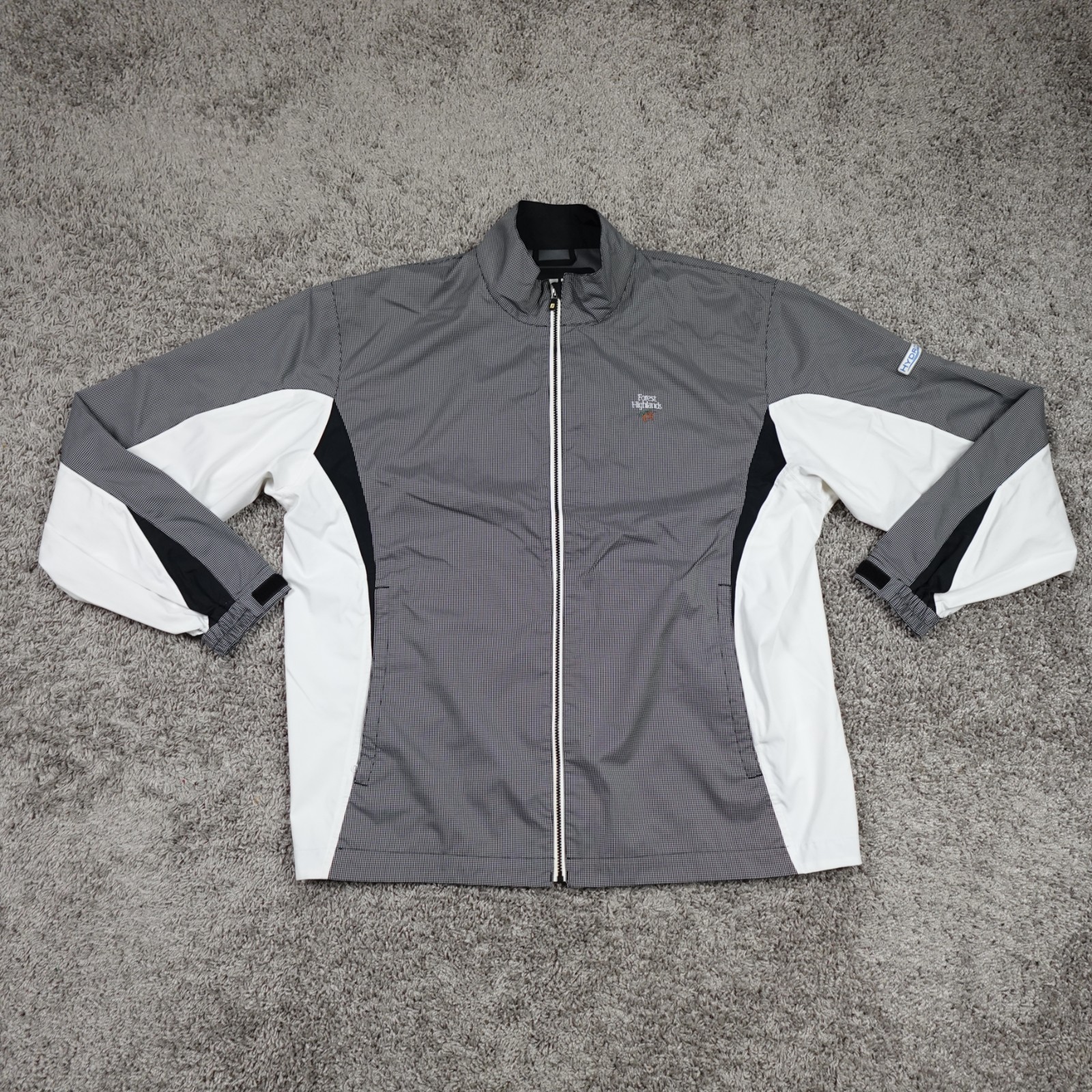 FootJoy Jacket Mens Extra Large Hydrolite Waterproof Rain Full Zip Gray