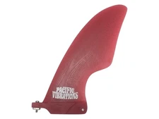 8” PACIFIC VIBRATIONS Power Blade SURFBOARD fin cutaway Red Fiberglass