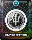 2024 Trident Silver 1 oz .9999 Proof Like Coin Scottsdale ✅ ALPHA STRIKE