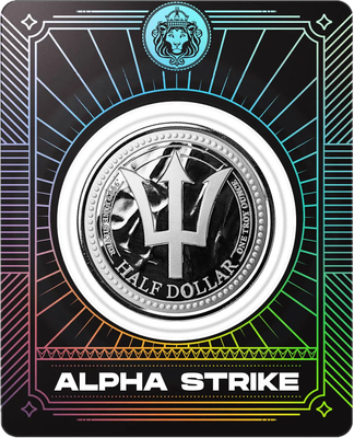#ad 2024 Trident Silver 1 oz .9999 Proof Like Coin Scottsdale ✅ ALPHA STRIKE $102.95
