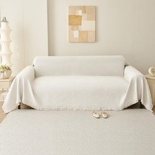 Boho Washable Sofa Cover, Water and Stain Resistant Couch Cover for 2 Cushion...