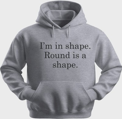 Funny Unisex Hoodie Hooded Sweatshirt Gildan Blend I'm In Shape H0489
