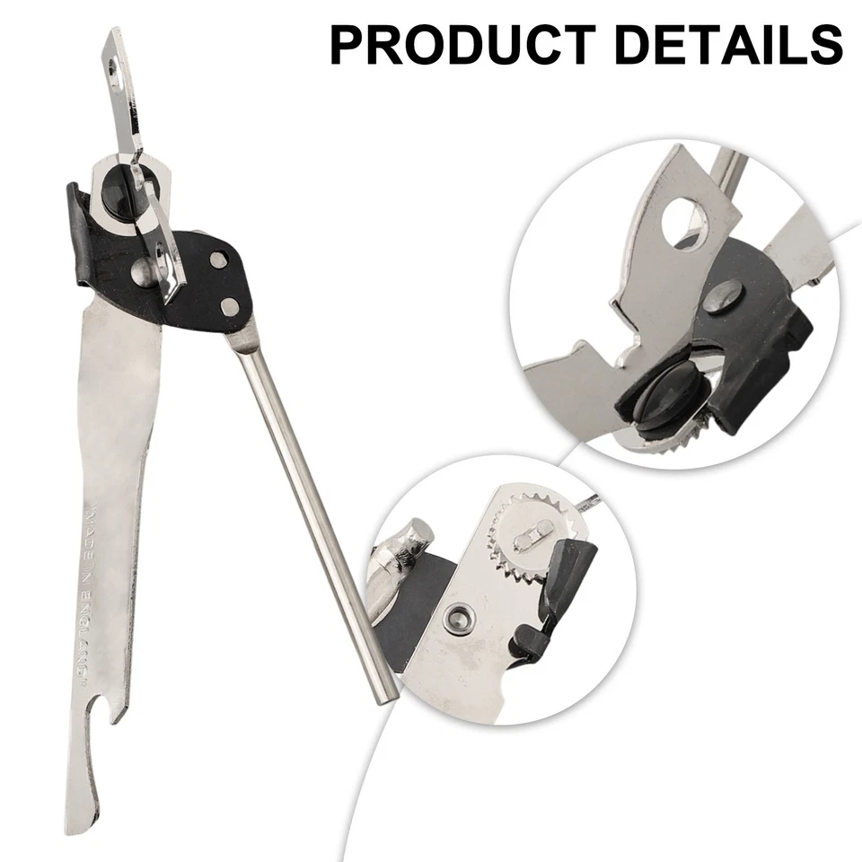 Camping Tool High Quality Food Can Opener 15*5.8cm Canned Plated Metal - Image 3 of 4