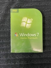 MICROSOFT Windows 7 Home Premium  32  64 Bit Discs w/ Service Pack 1  SEALED