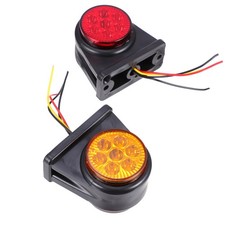  2 Pcs Lampe Stroboscopique D'urgence Feux Pour Remorque De Camion Arrière