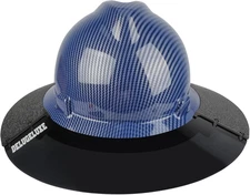 Hard Hat Sun Shade Visor – Full Brim, 3 Panels & 4 Clips, Fits V-Gard, Includes