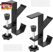 Verstellbare Metallhaken für Tischkanten bis...