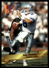Troy Aikman 1993 Wild Card #86 Cowboys FREE SHIPPING StackedPacks