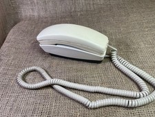 Vintage/ Slimline Corded GE Telephone Model 980 Cream Push Button- Untested