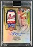 1/1 CHIPPER JONES 2023 TOPPS DYNASTY GAME-USED TAG LOGO PATCH AUTO GOLD 1/1
