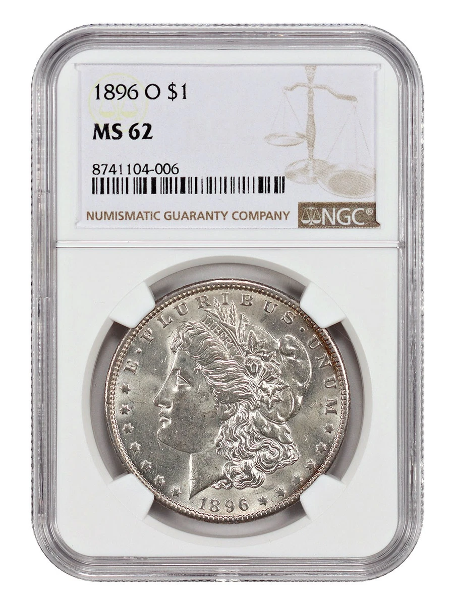 アメリカ　モルガンダラー銀貨1896 MS-62 PCGS アメリカ モルガンダラー銀貨1896 MS-62 PCGS - メルカリ