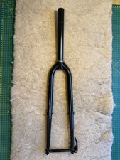 Genesis Cr-Mo Steel Forks | 12mm Thru Axle | Flat Mount | 1 1/8 / 225mm Steerer