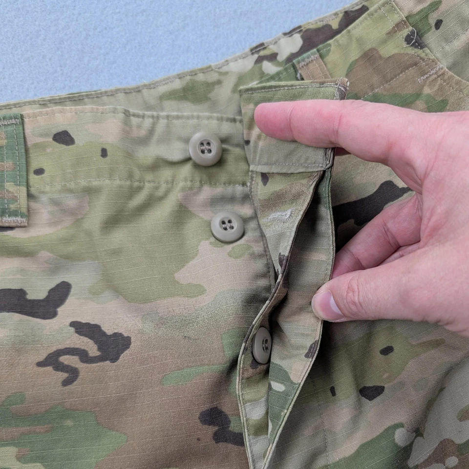 Army Combat Uniform Pants Mens Medium Multicam OCP Military Cargo Ripstop Nylon - Image 4 of 4