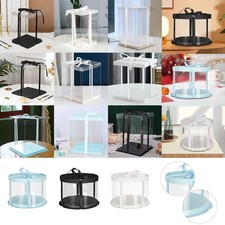 Large Clear PVC Gift Box Cake Candy Packaging Box Transparent Box Wedding Favors
