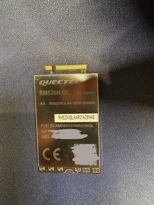 Quectel RM520N-GL IoT 5G Global Band Module, 5G Sub-6G Module M.2 Form Factor
