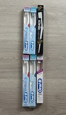 Lot of 6 VINTAGE Oral-B Reach Toothbrush Soft Bristles 1988 1996 2000 NOS