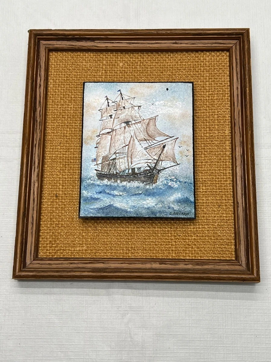 Enamel Frame Indiana Art Paintings for sale | eBay