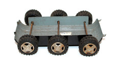 Parts- Sears Shioji Futuristic Auto Transport Japan Tin Trailer wheels  Frame