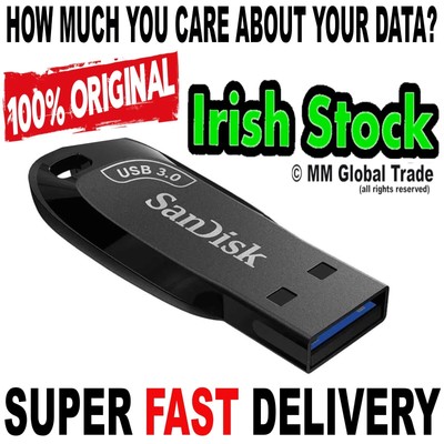 SanDisk USB Memory Stick 3.0 Flash Drive Pendrive Key SCHNELL 32GB 64GB...