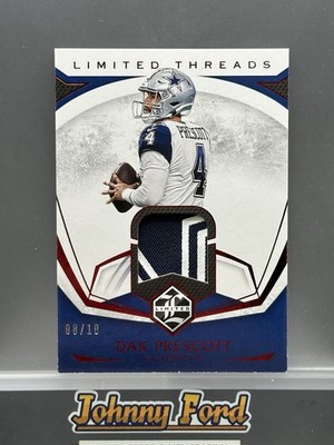 Dak Prescott 2019 Panini Limited Limited Threads Jersey Ruby 8/10 #LT-3