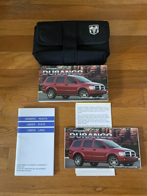2007 Dodge Durango Owners Manual With Case OEM eBay