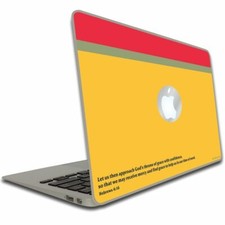 Hebrews 4:16 Bible Verse Macbook Air or Macbook Pro Skin FREE SHIPPING