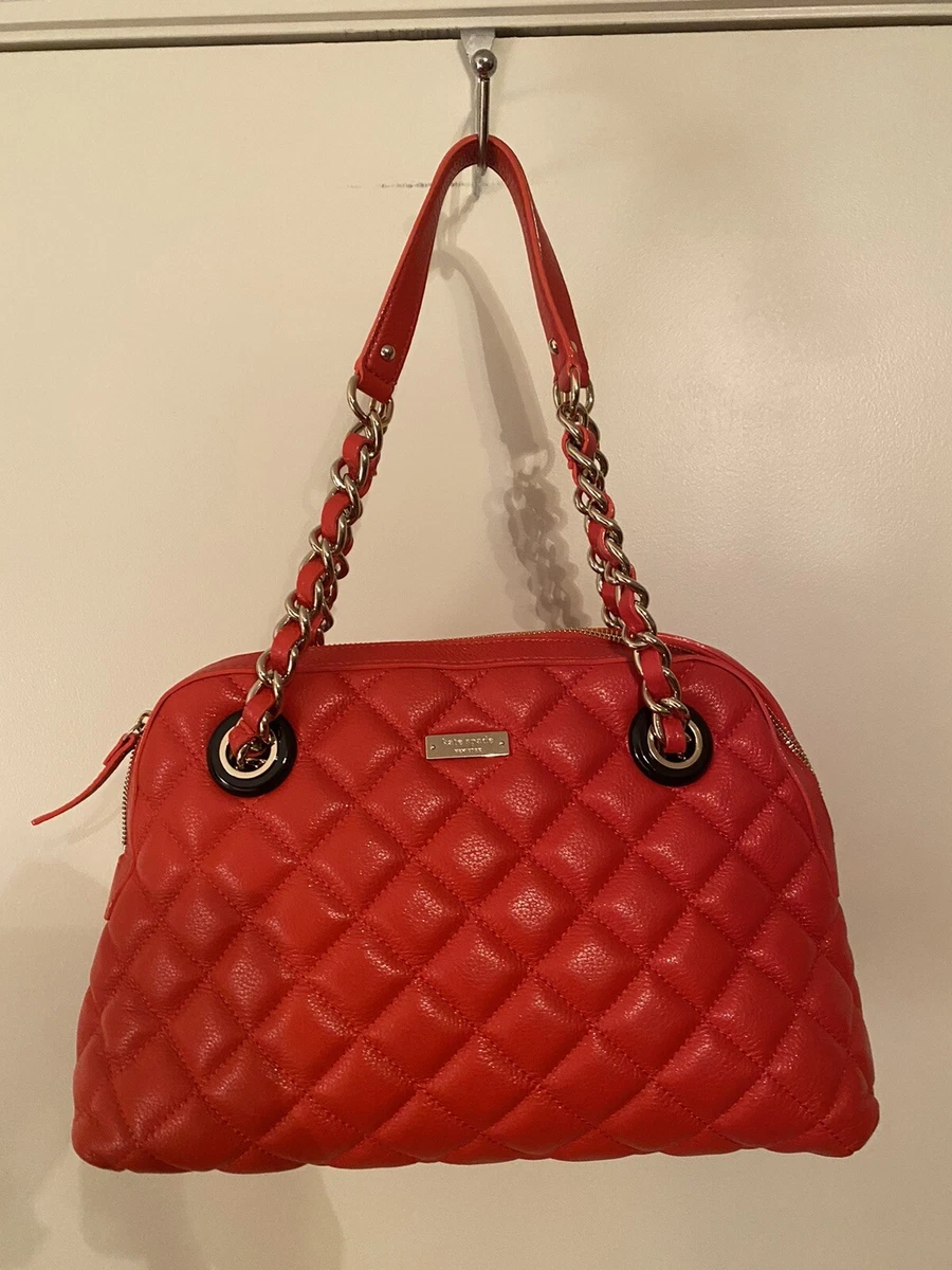 Kate spade red quilted bag store