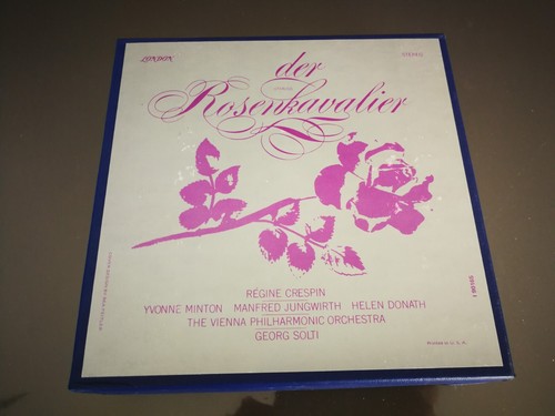 Reel to reel tape Strauss Der Rosenkavalier Solti London 4 track 7 1/2 IPS 7.5