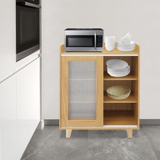 36.6" Tall Kitchen Pantry Storage Cabinet with Doors Floor Standing for Kitchen