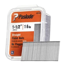 Paslode, Finishing Nail, 650283, Straight, 16 Gauge, 2,000 per Box, 1 1/2 inch