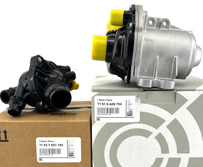 #ad Electric Engine Water Pump W Thermostat For BMW 335i 535i N54 x5 x6 11515A05704 $240.99