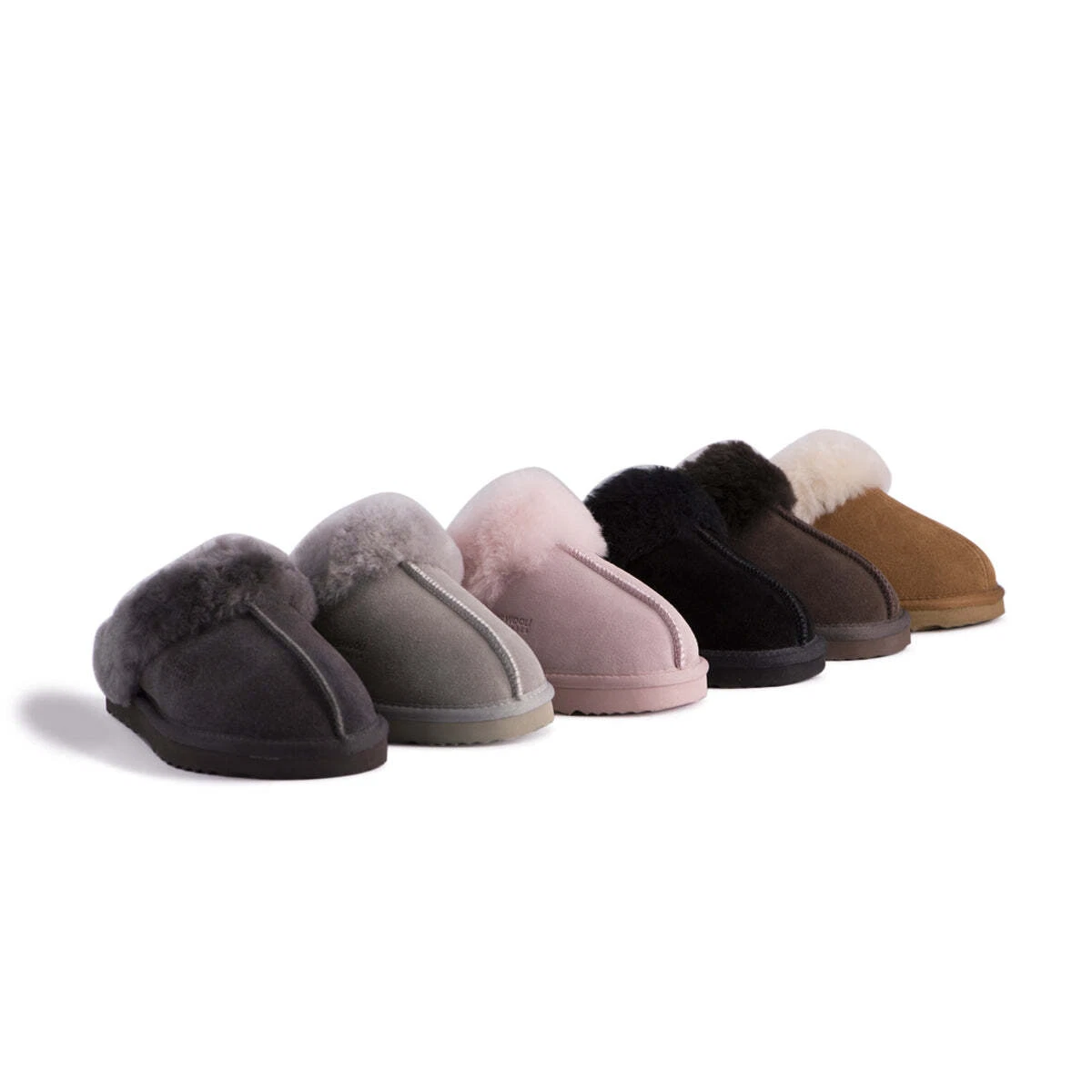 AUS WOOLI UGG Water Resistant Unisex Genuine Australian Sheepskin Wool Slippers