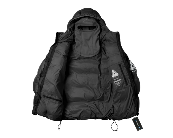 Palace Skateboards Pertex Frost Balaclava Puffa Black XL Palace Skateboards Pertex Frost Balaclava Puffa Black XL