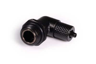 Alphacool ES 5/3mm Anschraubtülle 90° drehbar G1/4 - Deep Black / Schwarz