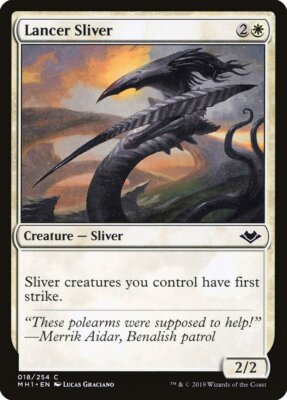 #ad Lancer Sliver Modern Horizons Magic MTG $1.55