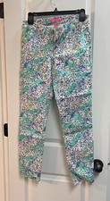 NWOT Lilly Pulitzer South Ocean Skinny Crop Monkey Sea Pants Jeans Womens Size 2