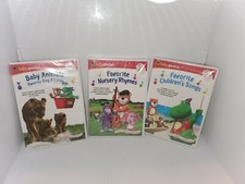Lot Of 3 Baby Genius DVD - Favorit Children's,  Nursery Rhymes,Baby Animals.NEW