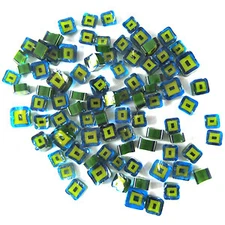 Hip to be Square Murrine SQ01-96 Millefiori COE 96 Glacial Art Glass Supplies
